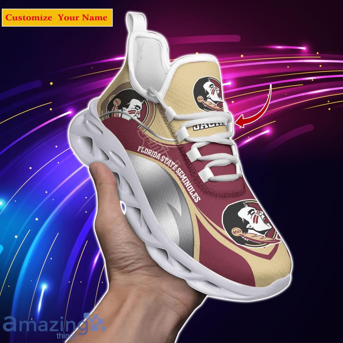 Florida State Seminoles NCAA2 Custom Name Max Soul Shoes Unique Gift For Men Women Fans Product Photo 1