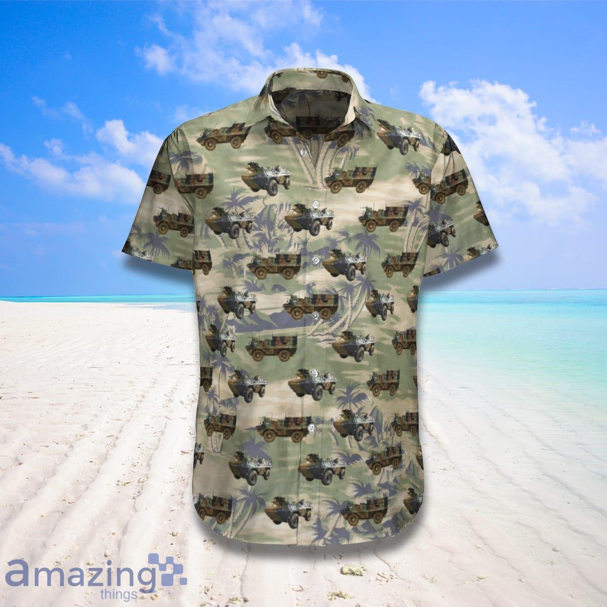 French Army Hawaiian Shirt & Shorts Great Style For Men Product Photo 1