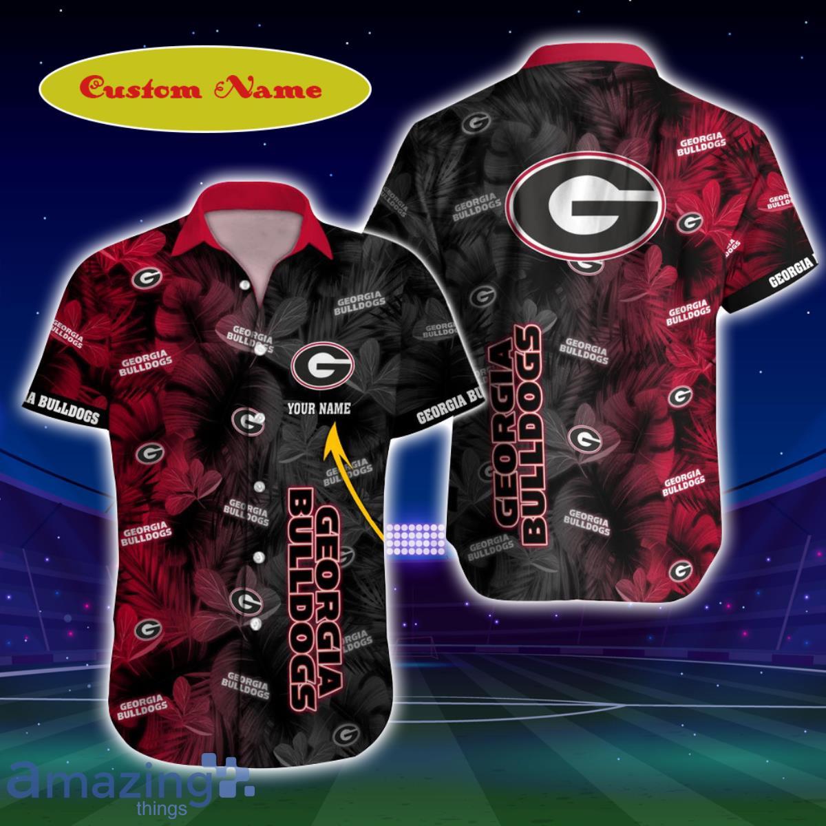 Georgia Bulldogs NCAA Custom Name Hawaiian Shirt For Men And Women Unique  Gift For Real Fans