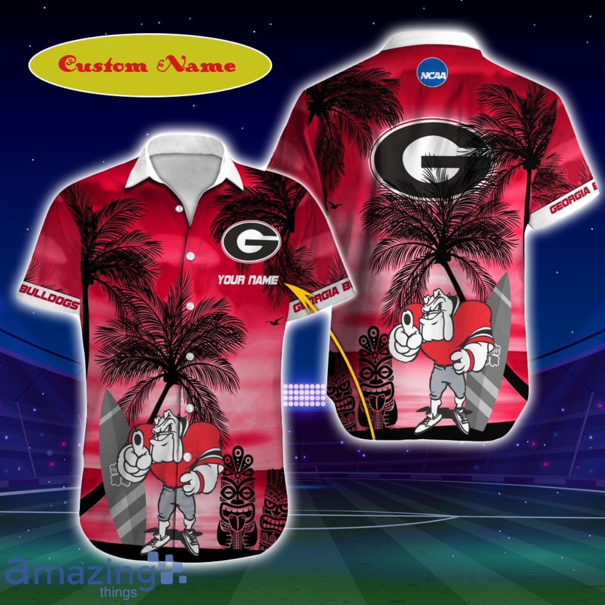 Georgia Bulldogs NCAA Custom Name Hawaiian Shirt For Men Women