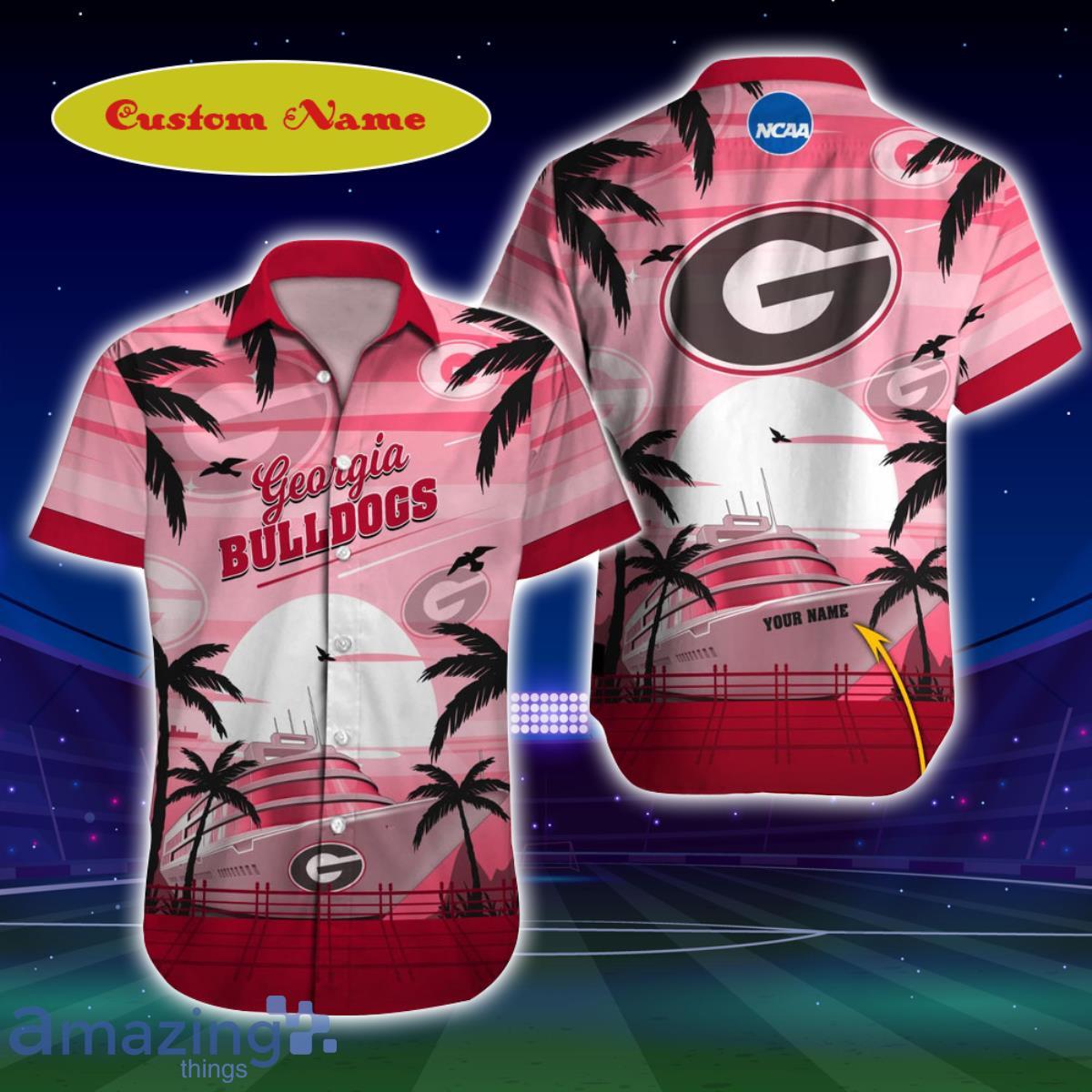 Georgia Bulldogs NCAA Custom Name Hawaiian Shirt For Men And Women Style Gift For True Fans Product Photo 1