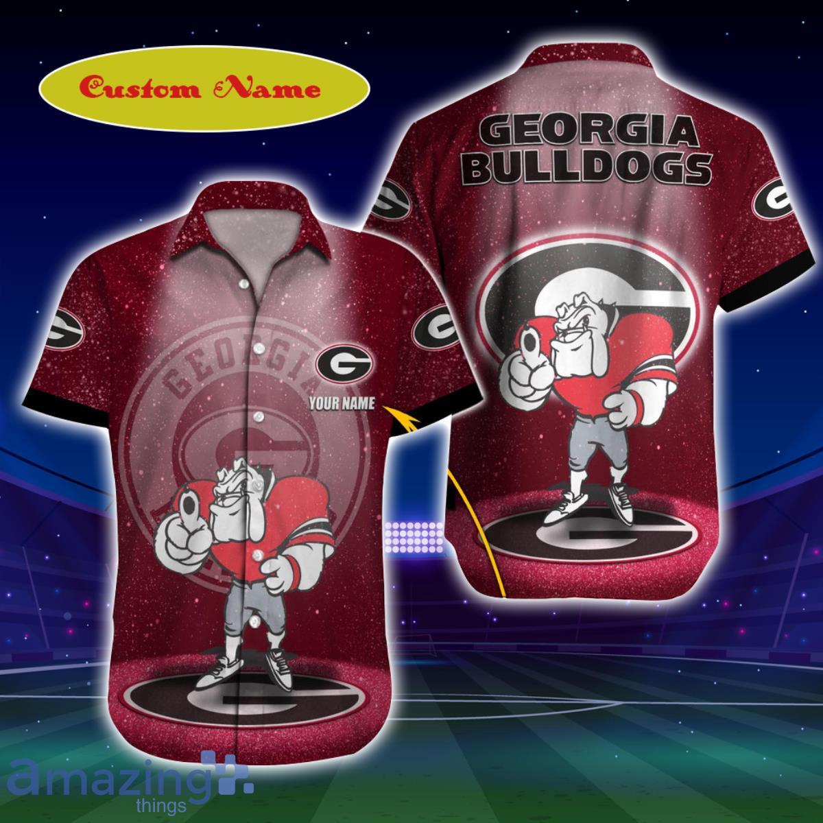 Georgia Bulldogs NCAA Custom Name Hawaiian Shirt For Men And Women Gift For  Real Fans