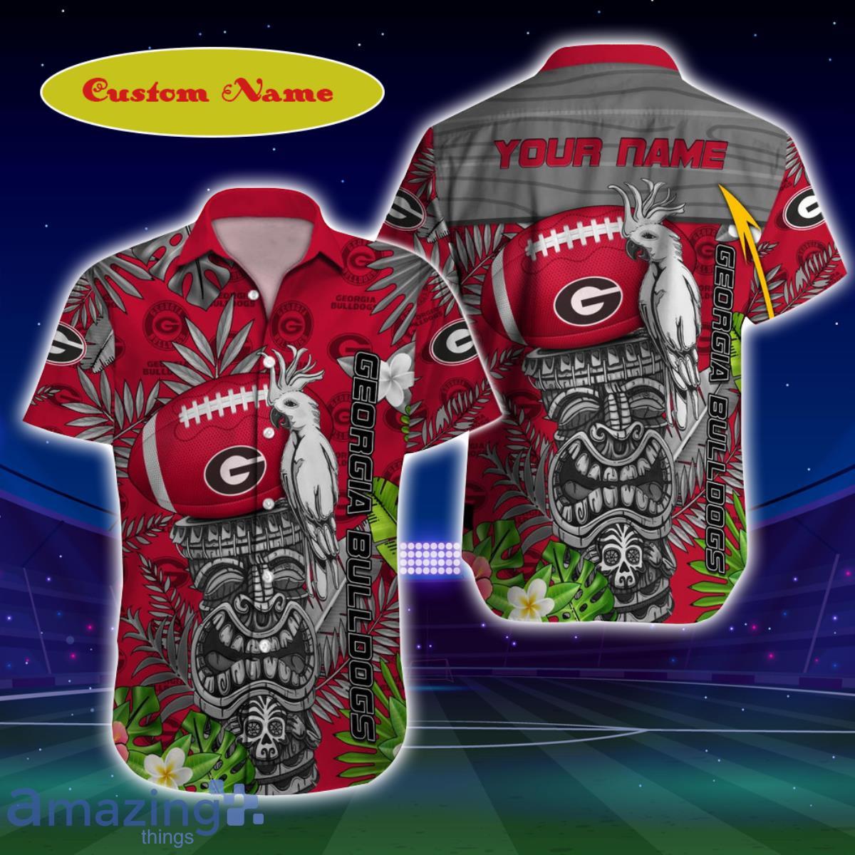 Georgia Bulldogs NCAA Custom Name Hawaiian Shirt For Men And Women Unique  Gift For Real Fans