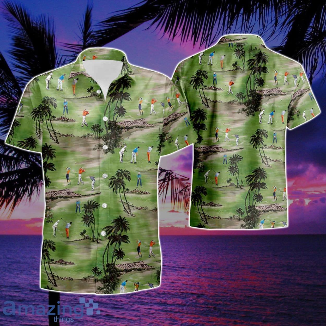 Golf Summer Beach Hawaiian Shirt And Short Product Photo 1