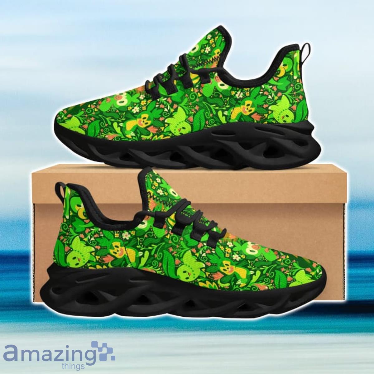 Grass Pokemon St.Patrick's Day Max Soul Shoes Sneaker For Men Women Product Photo 1