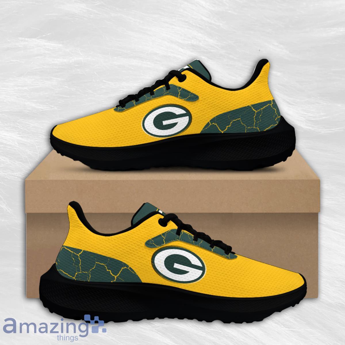 Green Bay Packers Football Air Mesh Running Shoes Sport Team For