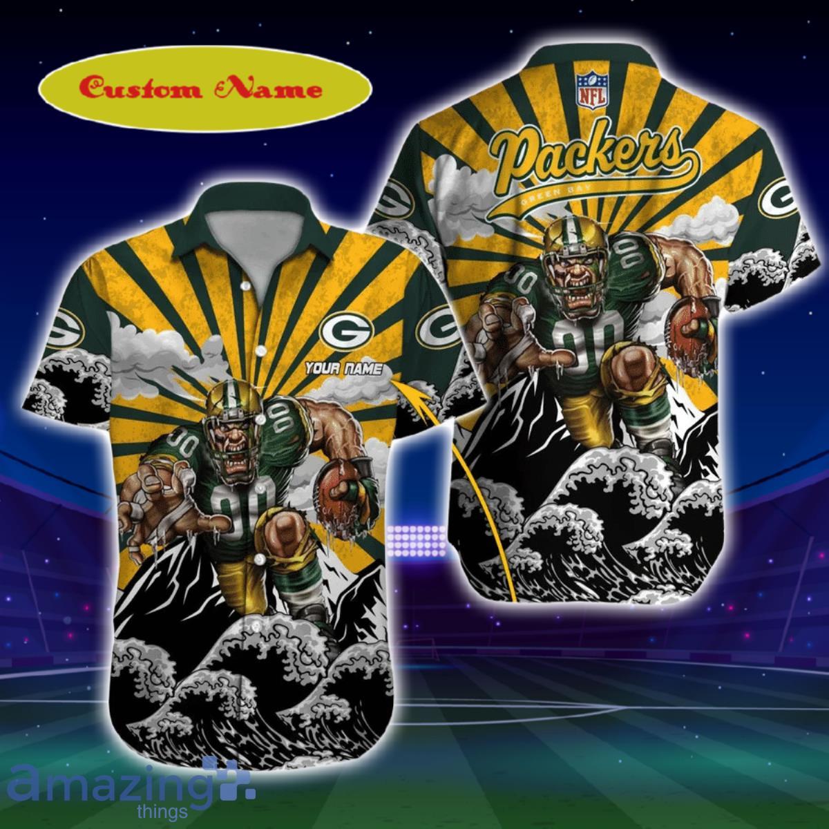 Green Bay Packers NFL Custom Name Hawaiian Shirt For Men And Women Special Gift For Fans Product Photo 1