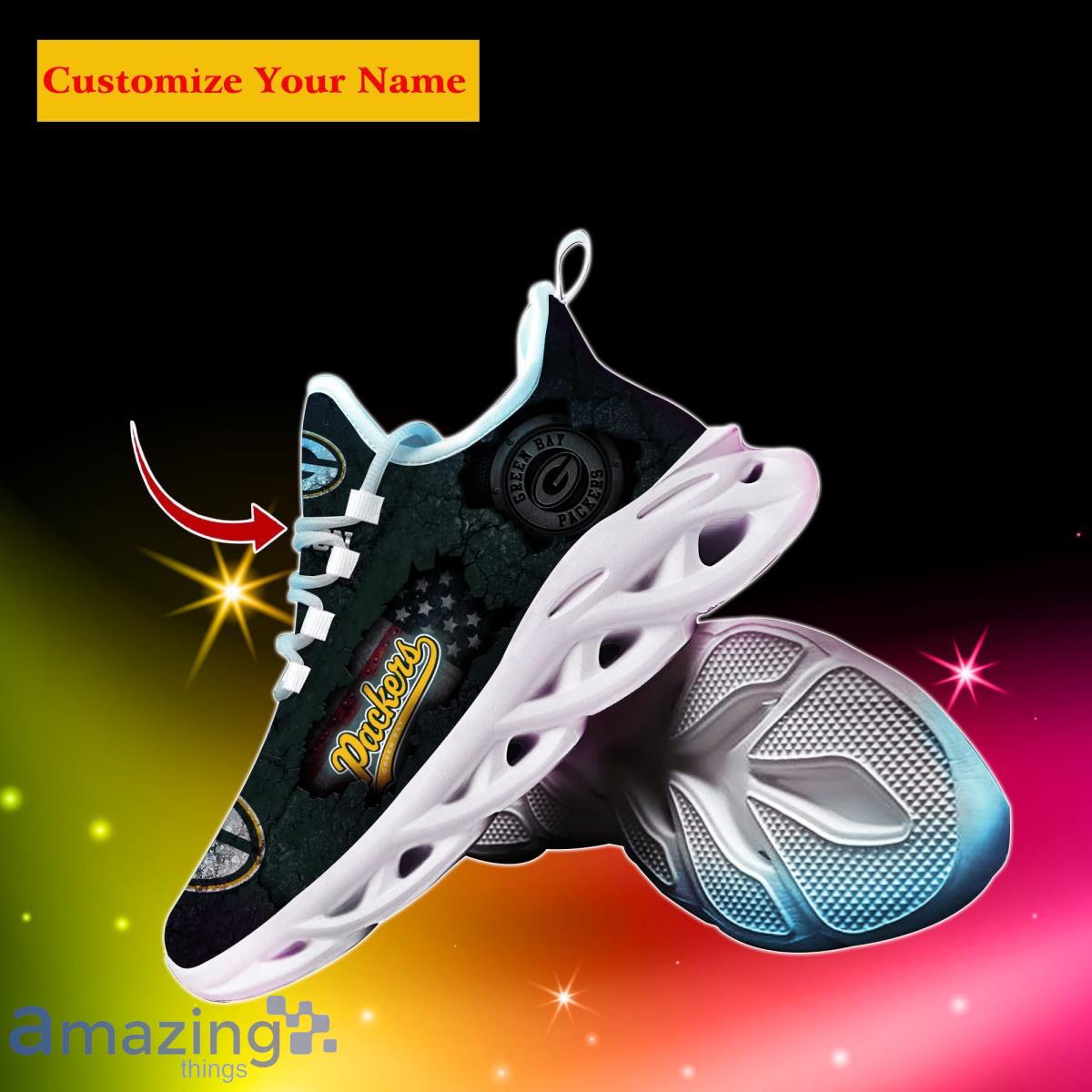 Green Bay Packers NFL Custom Name Max Soul Shoes Clunky Sneakers Special  Gift For Men Women Fans