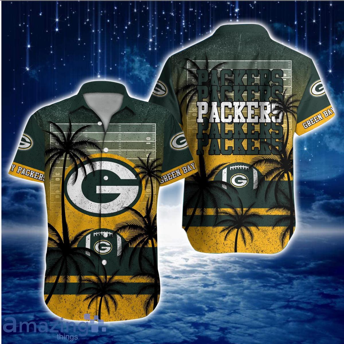 Green Bay Packers Aloha Hawaiian Shirt For Men And Women