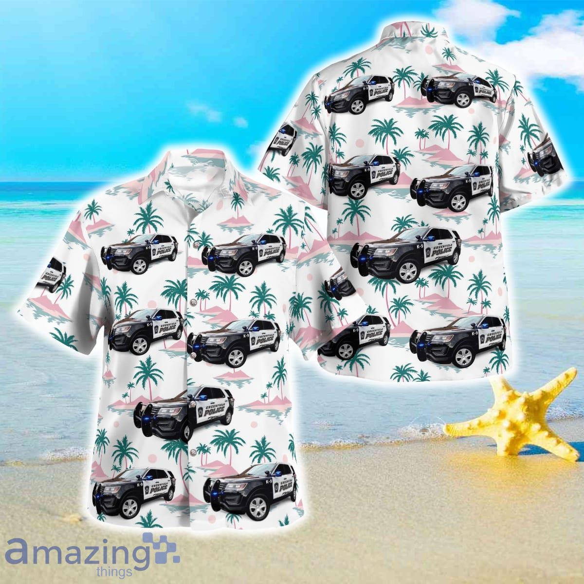 Greenfield, Mass Police Department Hawaiian Shirt Best Style For Men Women Product Photo 1