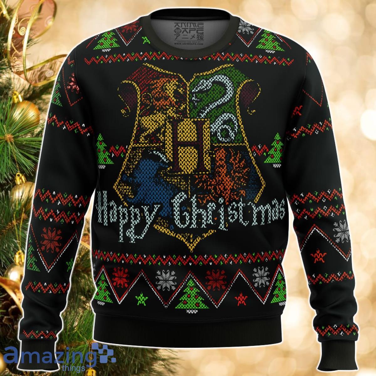 Harry Potter Happy Christmas Ugly Christmas Sweater Great Gift For Men Women Product Photo 1