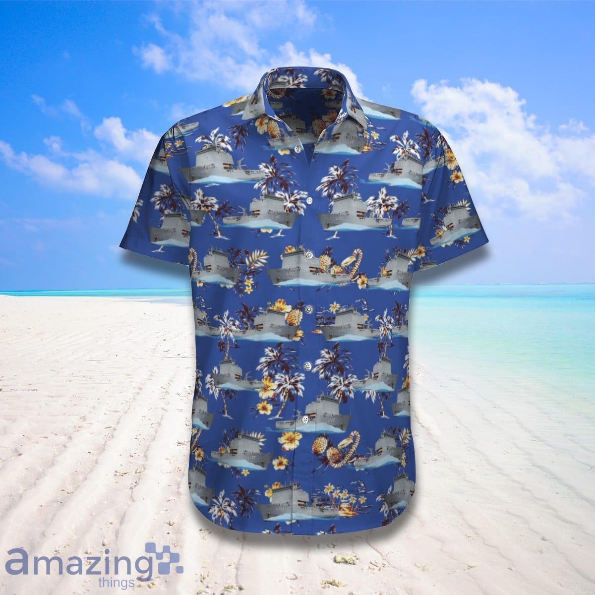 HMAS Choules Royal Australian Navy Hawaiian Shirt And Shorts Great Style For Men Product Photo 1