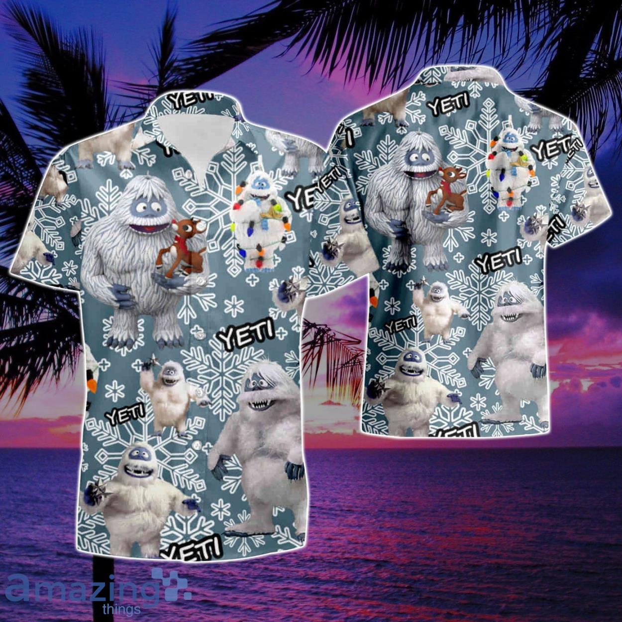 Hot Bumble The Abominable Snowman Summer Beach Hawaiian Shirt And Short Product Photo 1