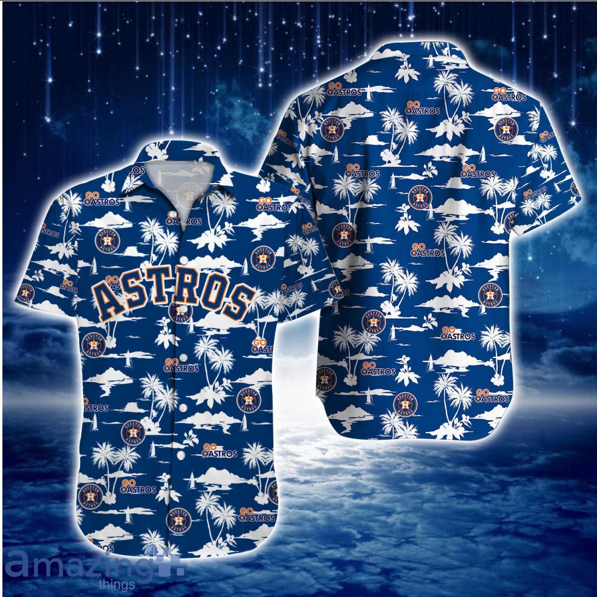 Aloha Flower Houston Astros Major League Baseball Hawaiian Shirt For Fans