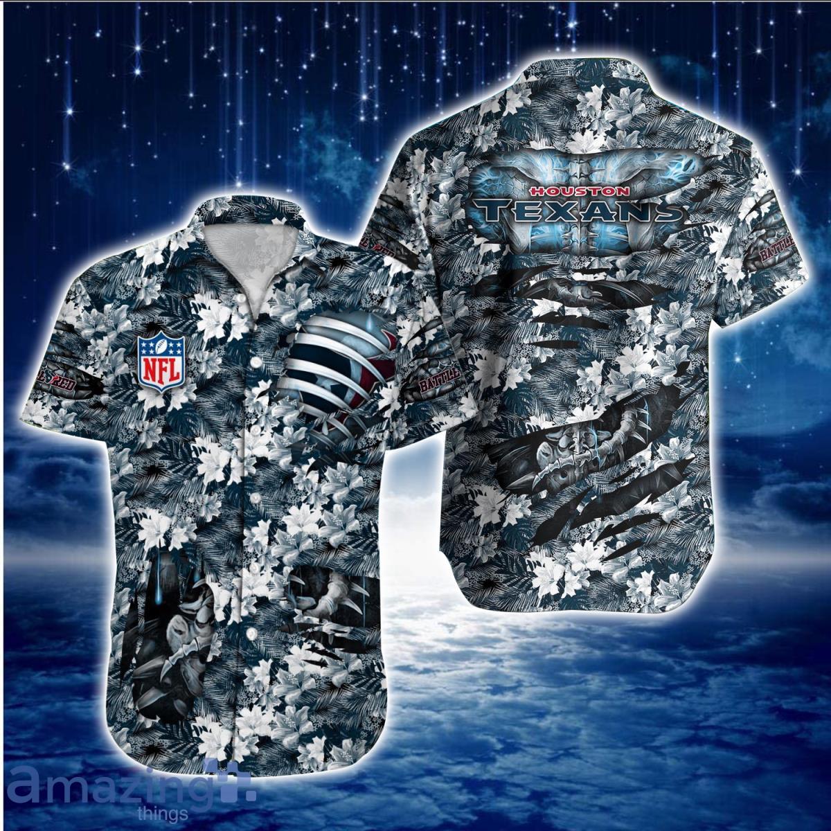 Houston Texans NFL Hawaiian Shirt Aloha Shirt Great Gift For Fans Product Photo 1