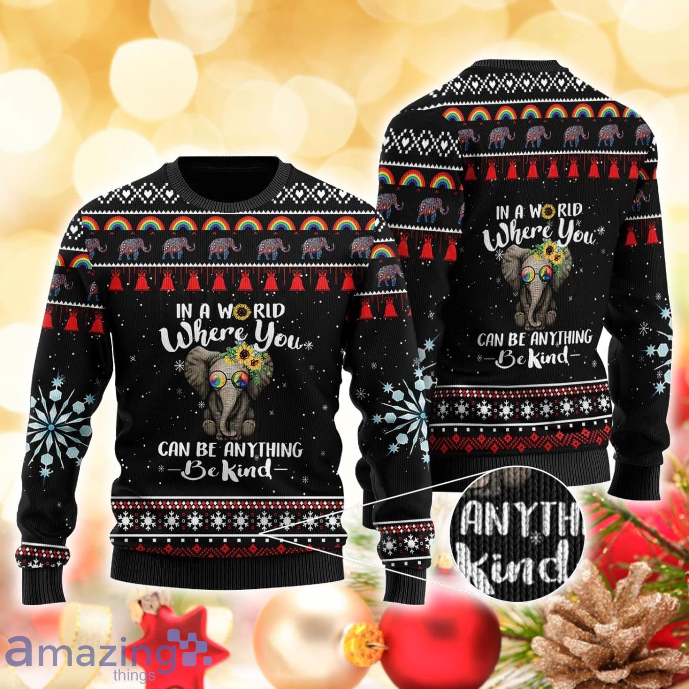 In A Word Where You Can Be 3D Sweater Ugly Christmas Sweater For Men Women Product Photo 1