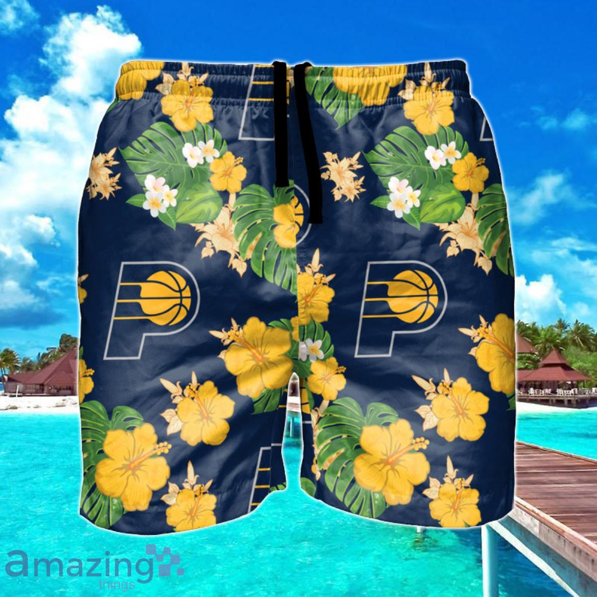 Hawaiian floral 2025 basketball shorts