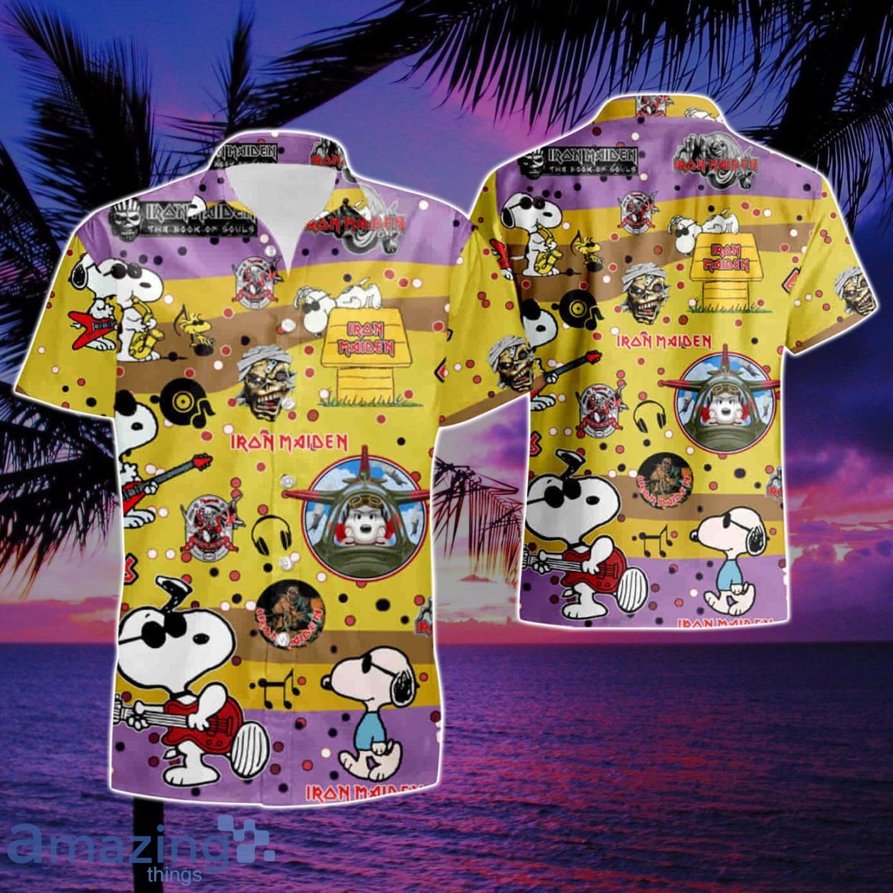Iron Maiden Summer Beach Hawaiian Shirt And Short Product Photo 1