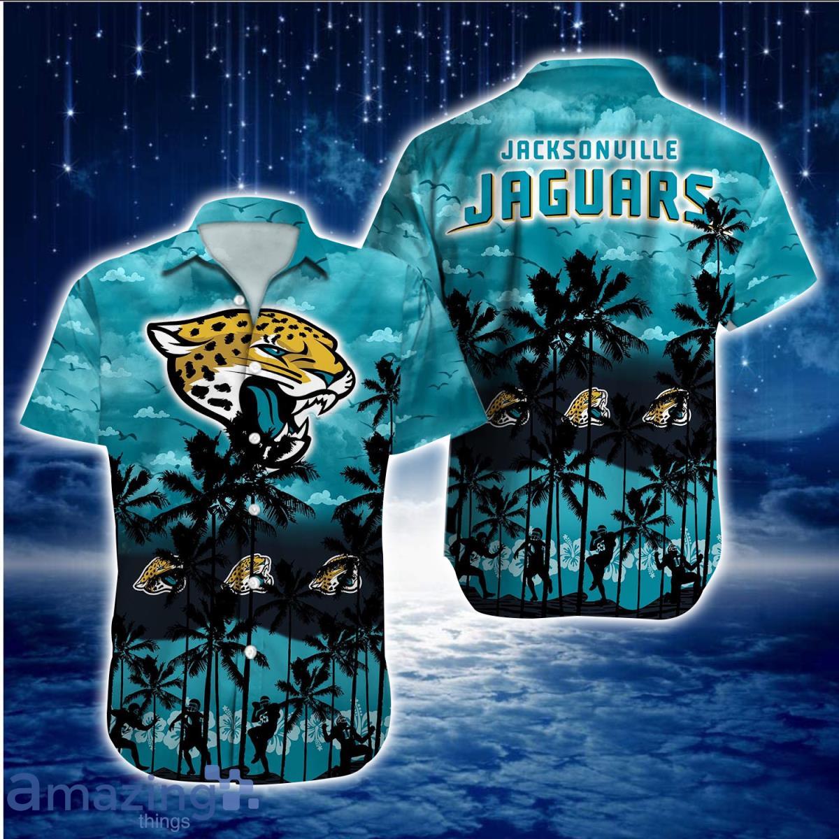 Jacksonville Jaguars NFL Hawaiian Shirt Aloha Shirt Best Gift For Fans Product Photo 1 Jacksonville Jaguars NFL Hawaiian Shirt Aloha Shirt Best Gift For Fans Product Photo 1