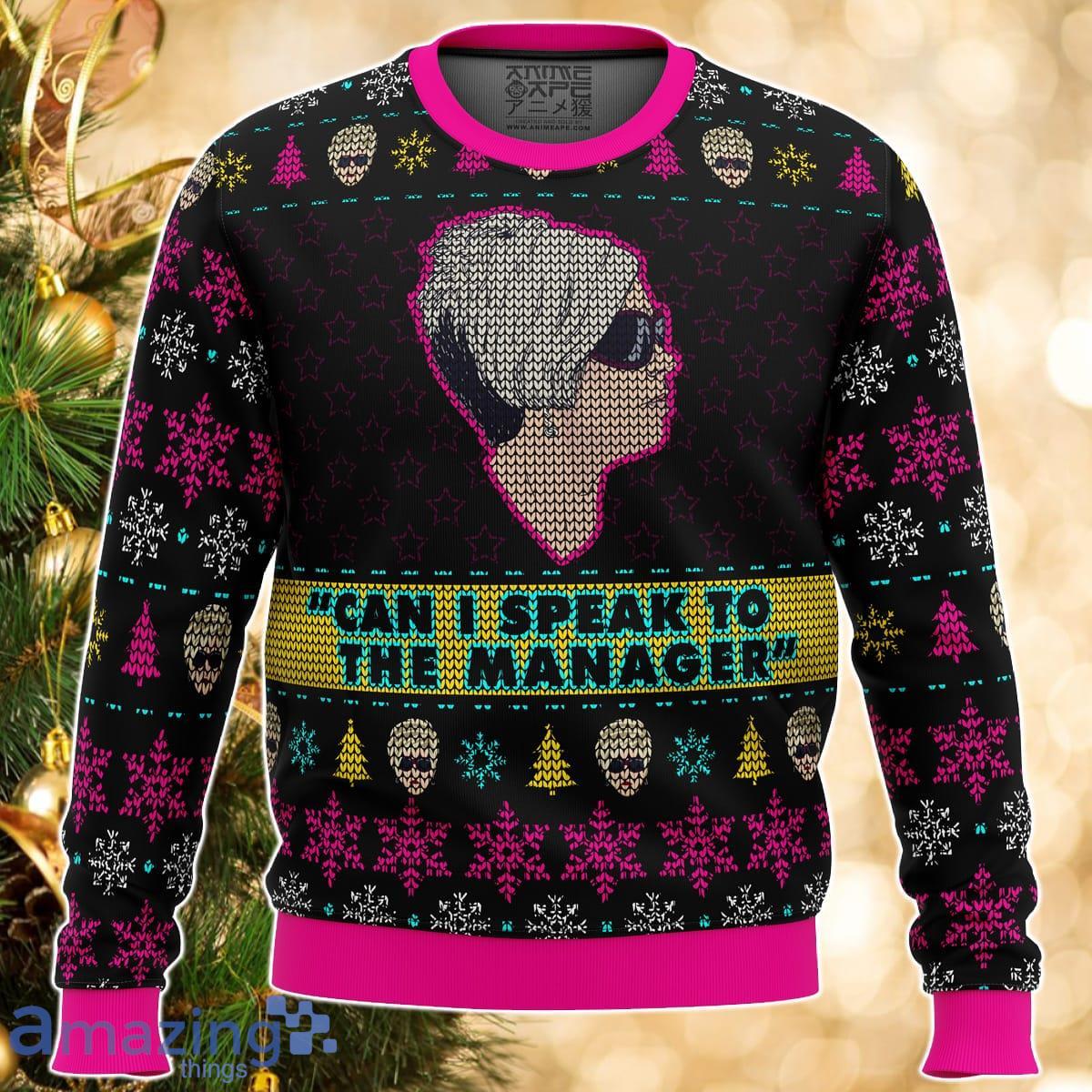 Karen Talks to Manager Meme Ugly Christmas Sweater Great Gift For Men Women Product Photo 1 Karen Talks to Manager Meme Ugly Christmas Sweater Great Gift For Men Women Product Photo 1