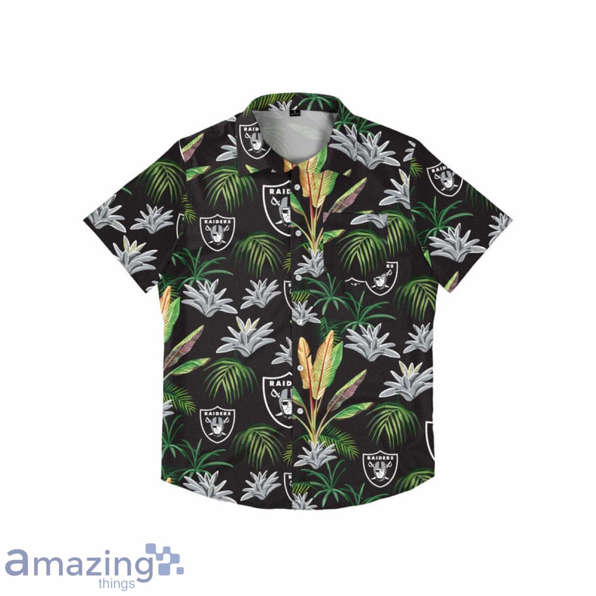 NFL Las Vegas Raiders Hawaiian Shirt Floral Button Up Shirt