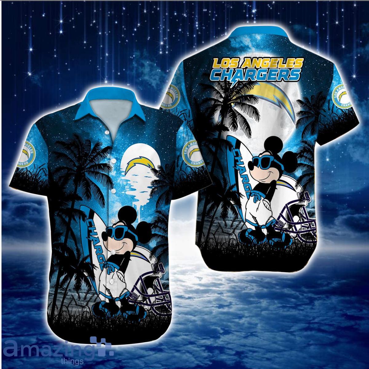 Los Angeles Chargers NFL Hawaiian Shirt Straw Hats Aloha Shirt