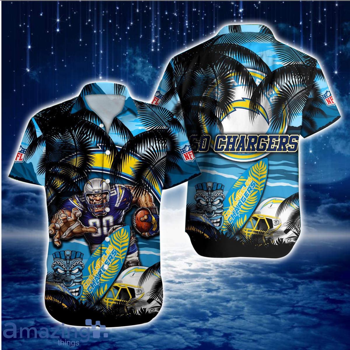 Los Angeles Chargers NFL Hawaiian Shirt Aloha Shirt Special Gift For Fans Product Photo 1