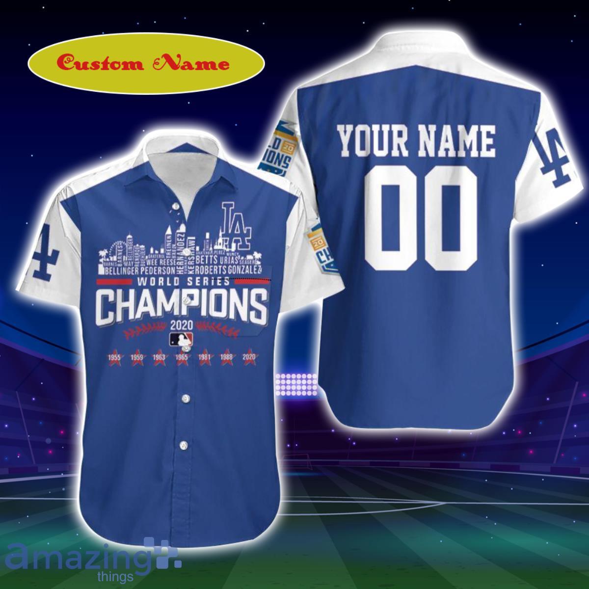 dodgers world series champs jersey