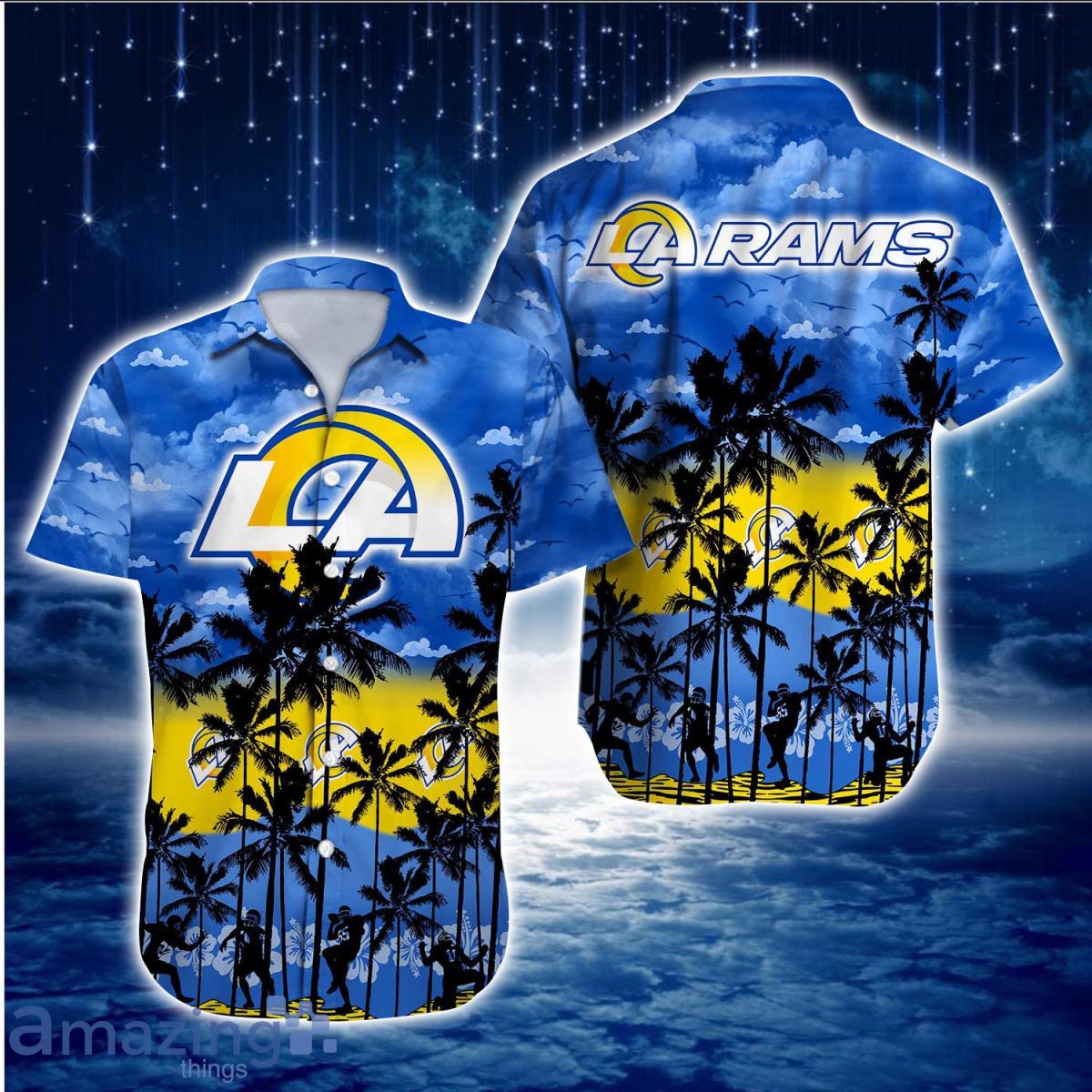 Los Angeles Rams NFL Hawaiian Shirt July Aloha Shirt - Trendy Aloha