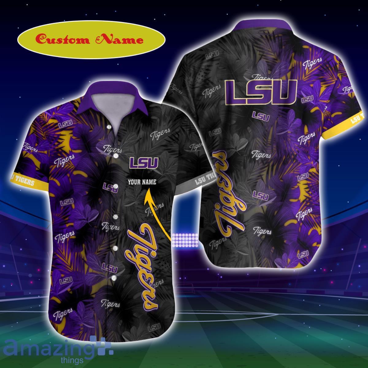 LSU Tigers NCAA Custom Name Hawaiian Shirt For Men And Women Best Gift For Fans Product Photo 1