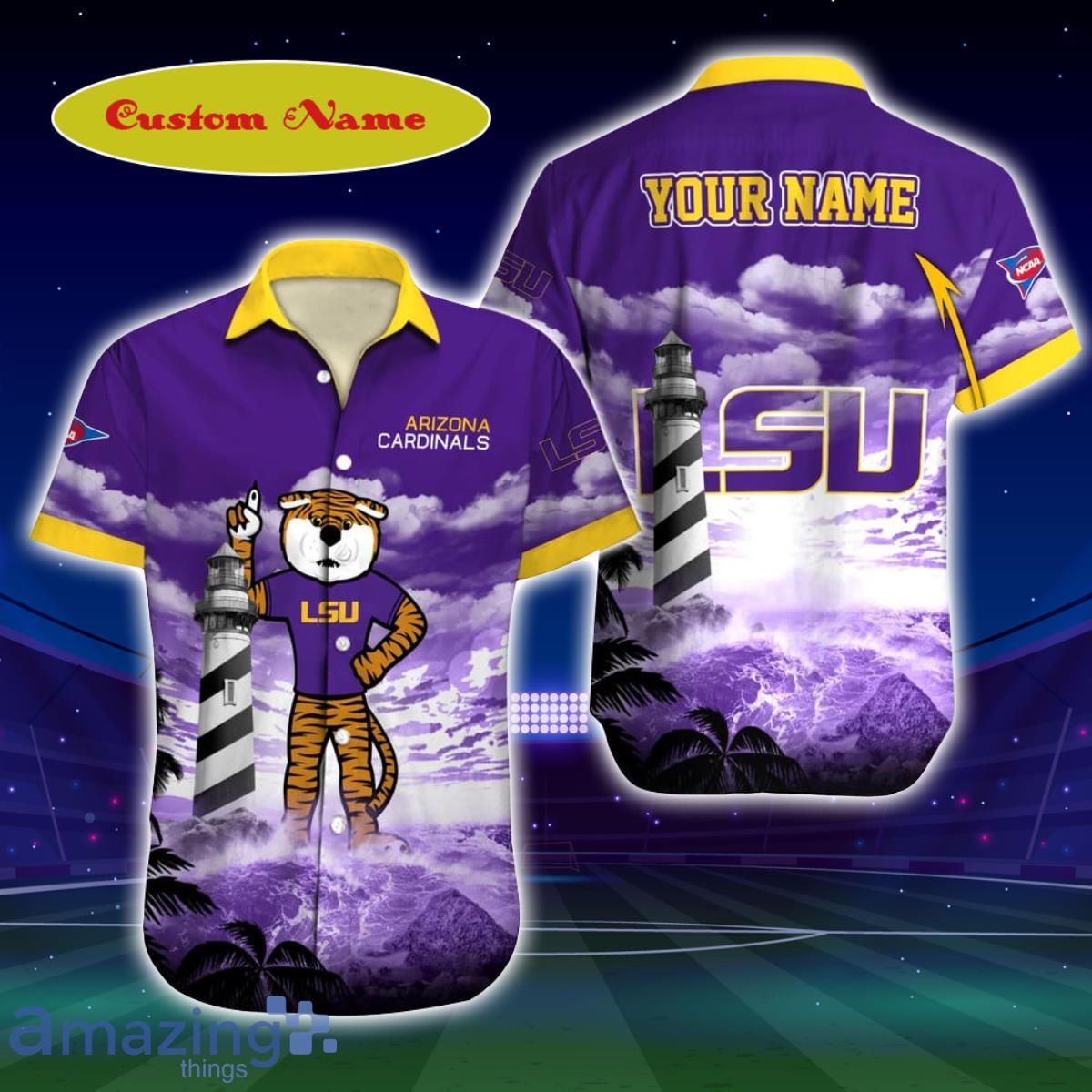 LSU Tigers NCAA Custom Name Hawaiian Shirt For Men And Women Best Gift For Real Fans Product Photo 1