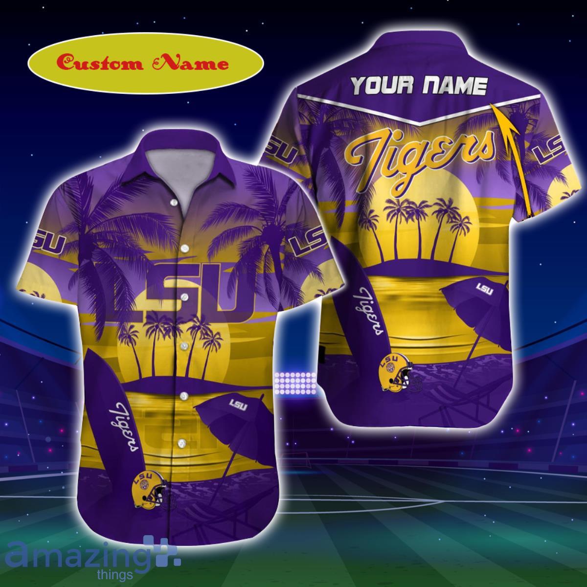LSU Tigers NCAA Custom Name Hawaiian Shirt For Men And Women Impressive Gift For Fans Product Photo 1