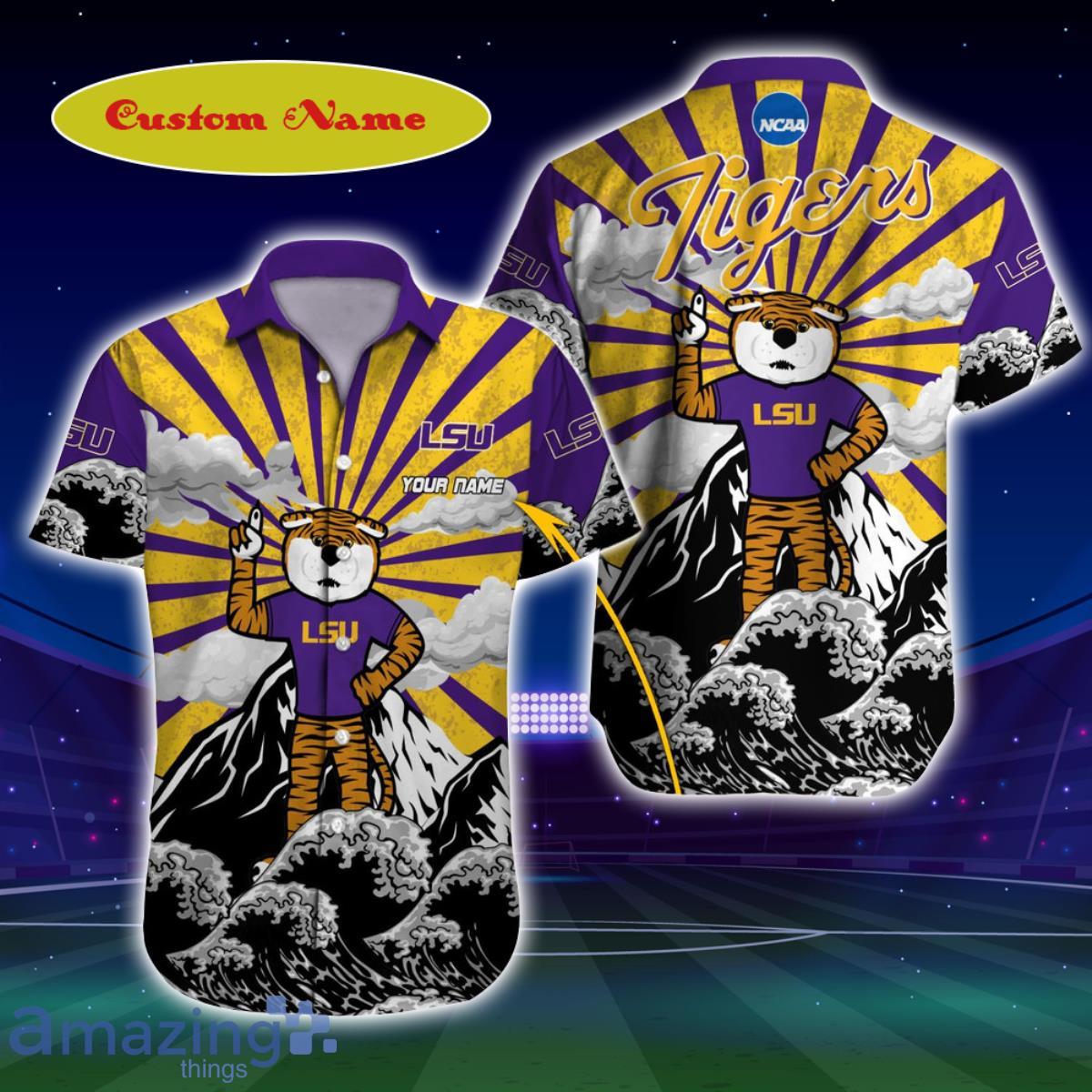 LSU Tigers NCAA Custom Name Hawaiian Shirt For Men And Women Style Gift For Real Fans Product Photo 1
