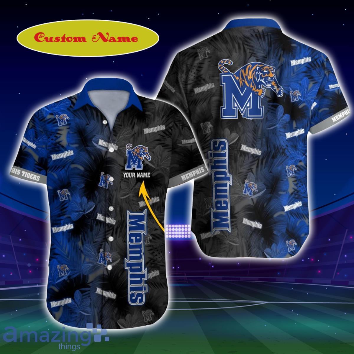 Memphis Tigers NCAA Custom Name Hawaiian Shirt For Men And Women Best Gift For Fans Product Photo 1