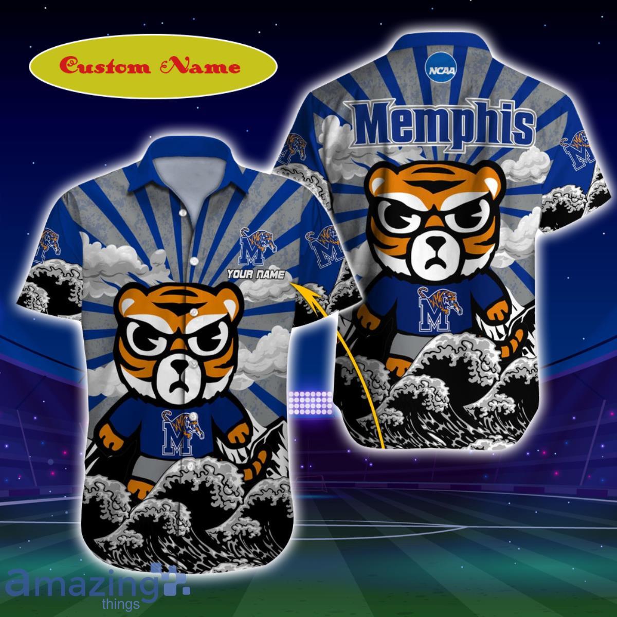 Memphis Tigers NCAA Custom Name Hawaiian Shirt For Men And Women Best Gift For Real Fans Product Photo 1