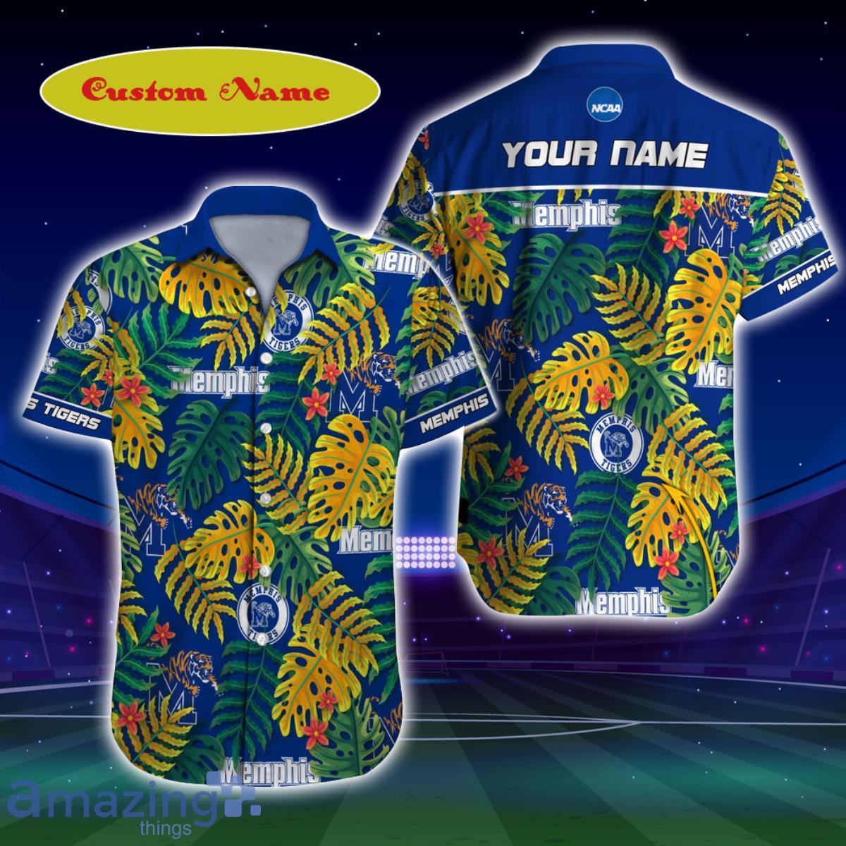 Memphis Tigers NCAA Custom Name Hawaiian Shirt For Men And Women Gift For Fans Product Photo 1