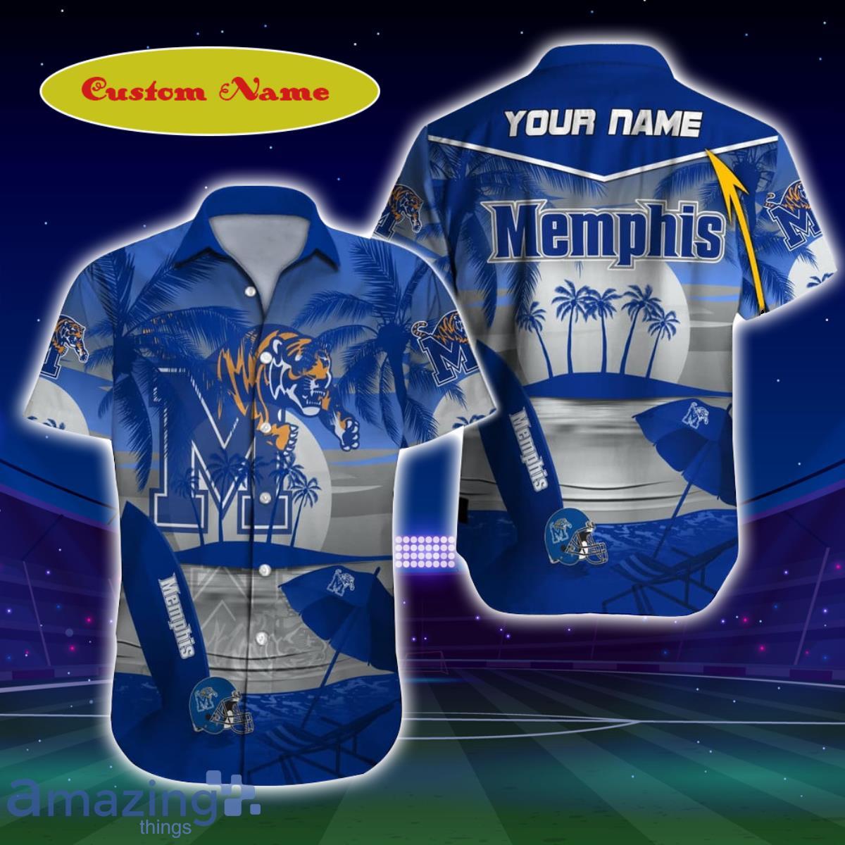 Memphis Tigers NCAA Custom Name Hawaiian Shirt For Men And Women Special Gift For Fans Product Photo 1