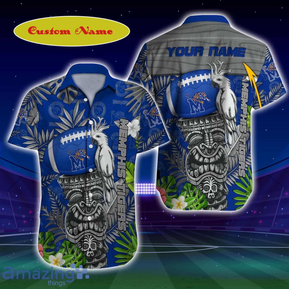 Memphis Tigers NCAA Custom Name Hawaiian Shirt For Men And Women Unique Gift For Real Fans Product Photo 1