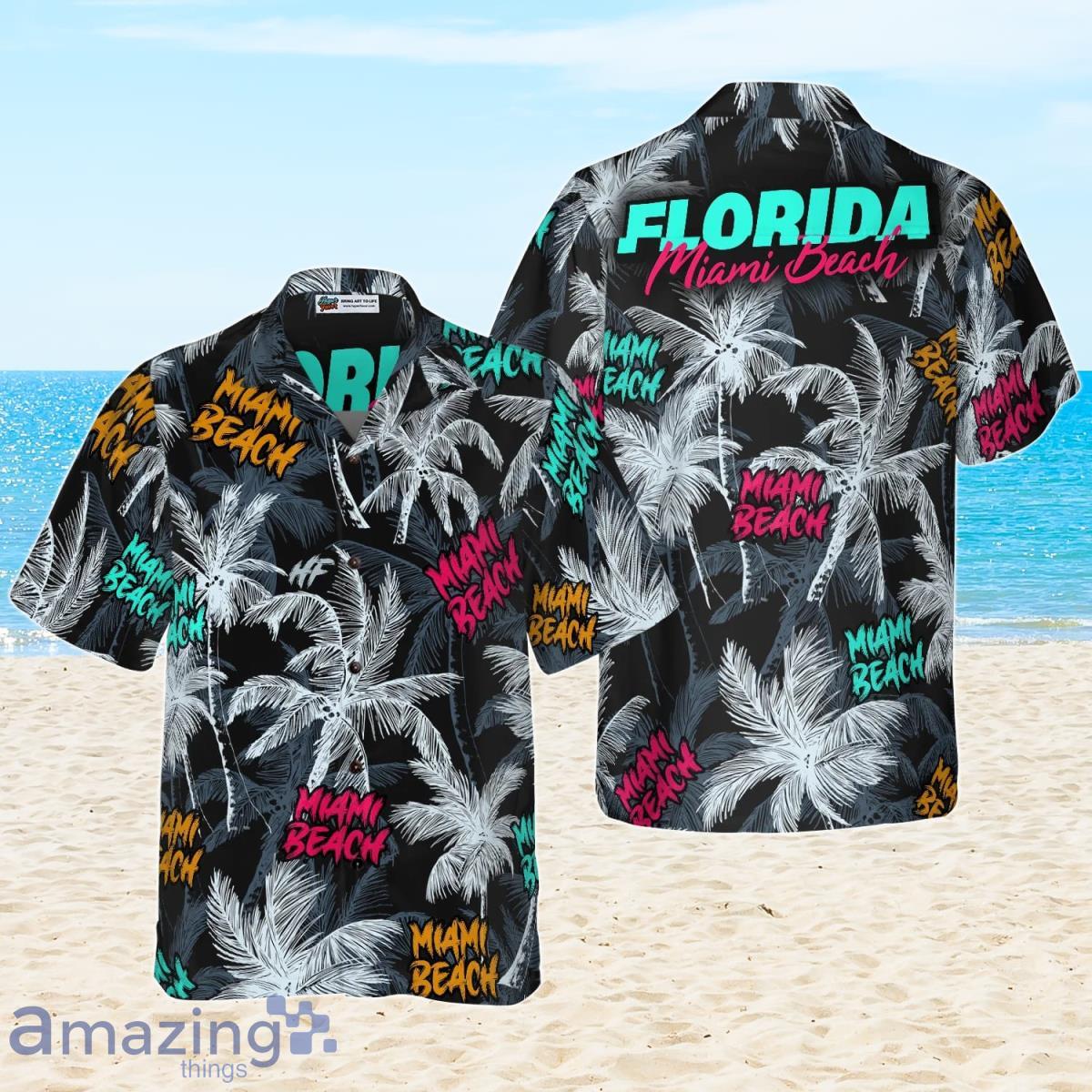 Miami Beach Coconut Tree Seamless Hawaiian Shirt Best Gift For Men And Women image Miami Beach Coconut Tree Seamless Hawaiian Shirt Best Gift For Men And Women Product Photo 2