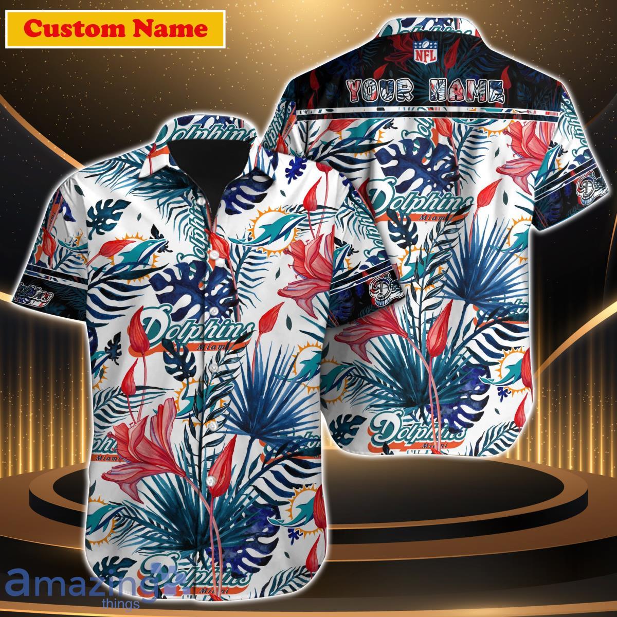 Miami Dolphins NFL Custom Name Hawaiian Shirt For Men Women Great