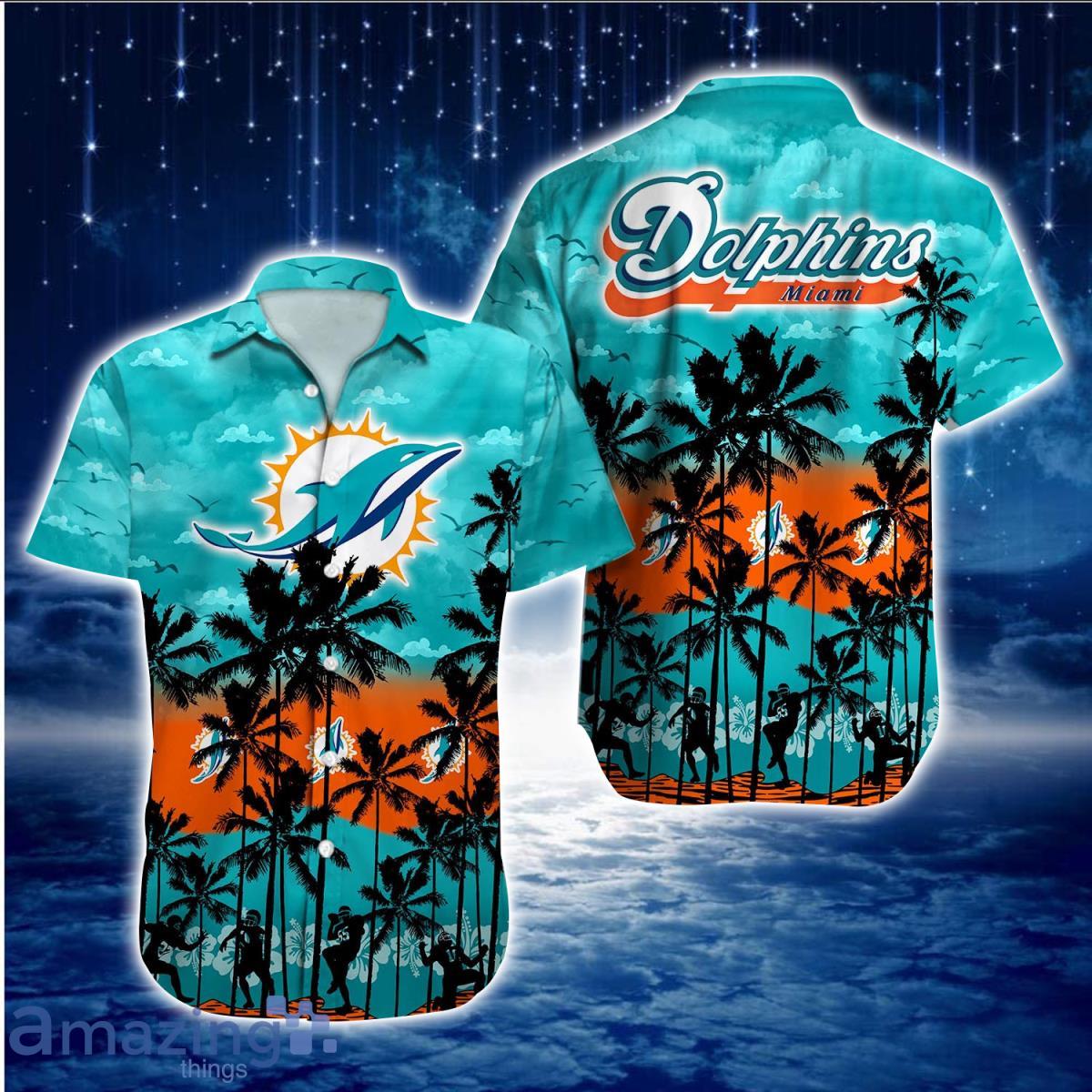 NFL Miami Dolphins Hawaiian Shirt Best Gift Miami Dolphins