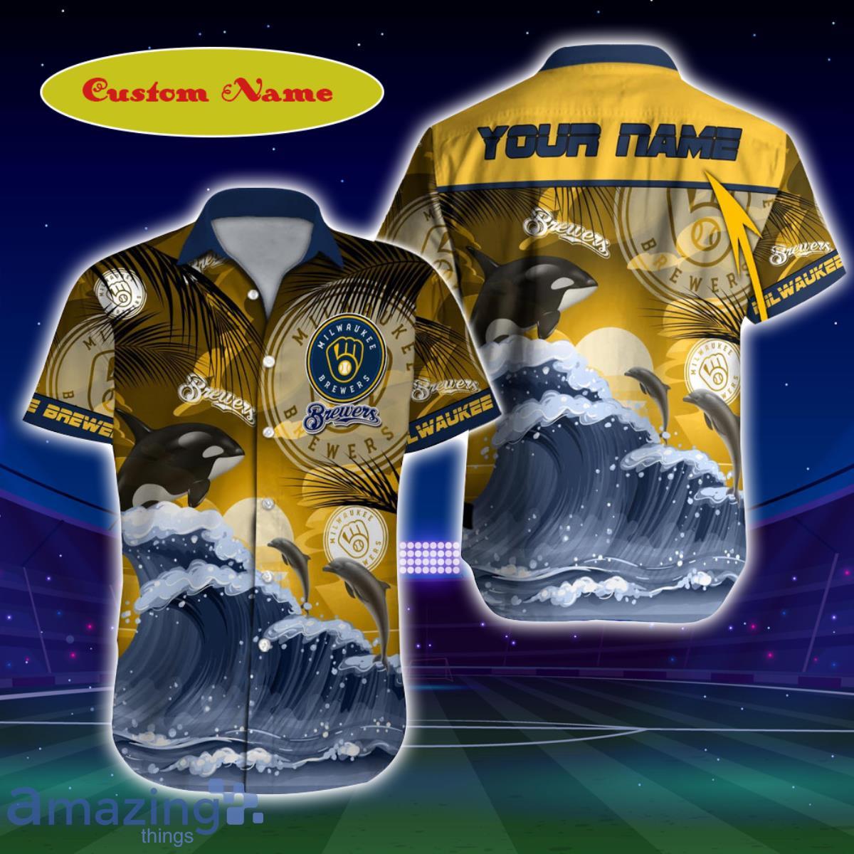 Custom Name MLB Milwaukee Brewers Special Hawaiian Shirt