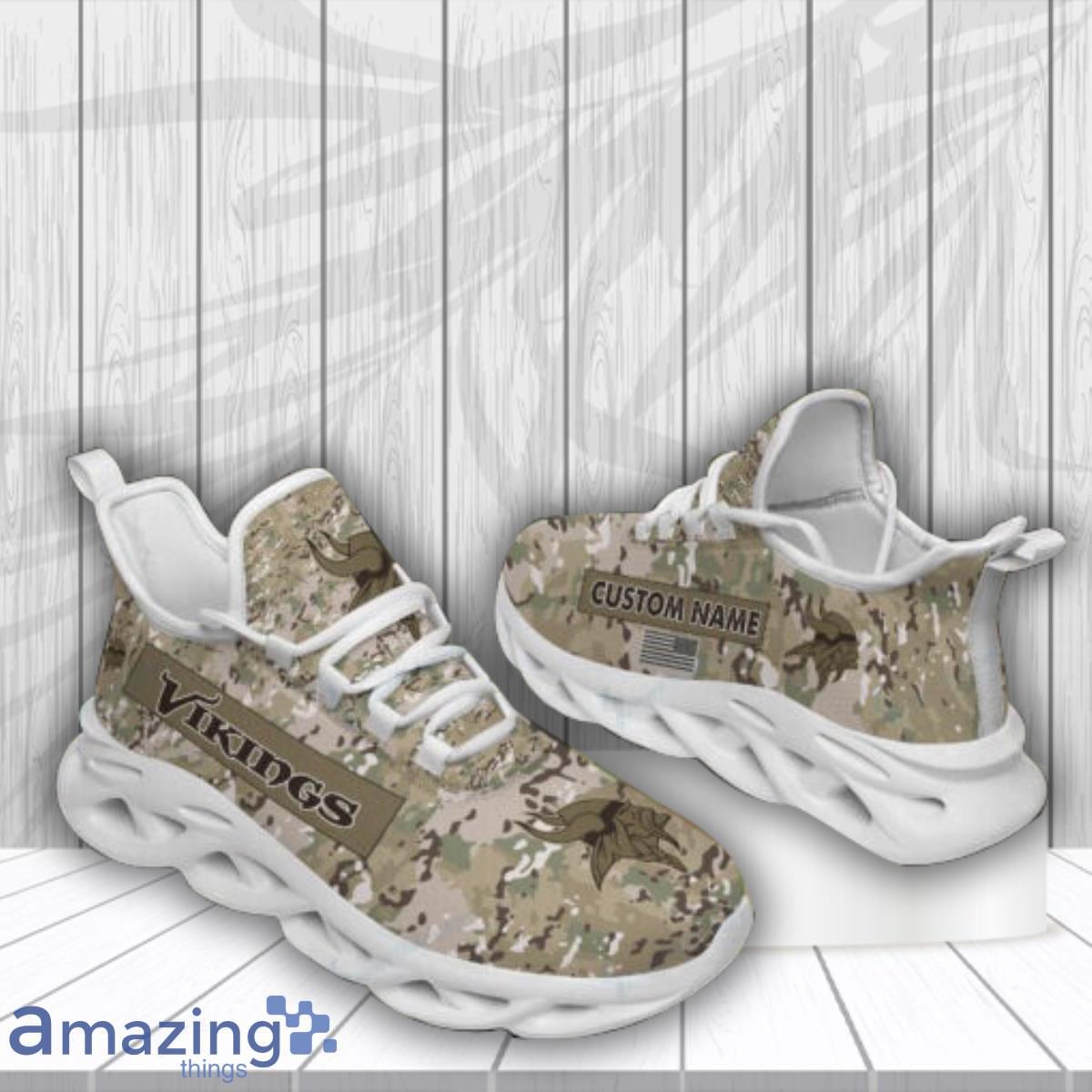 Minnesota Vikings Football Team Max Soul Shoes Custom Name Running Sneakers Product Photo 1