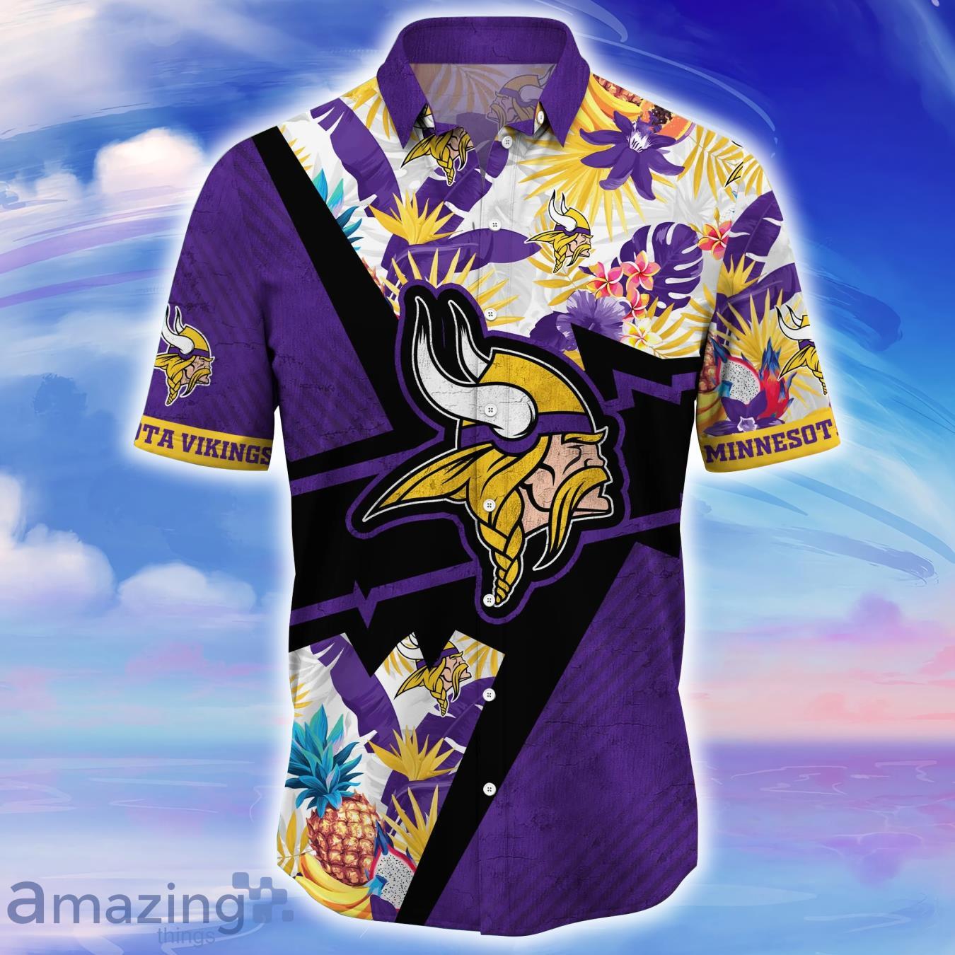 Nfl Minnesota Vikings New 3d Hawaiian Shirt For Fans-1