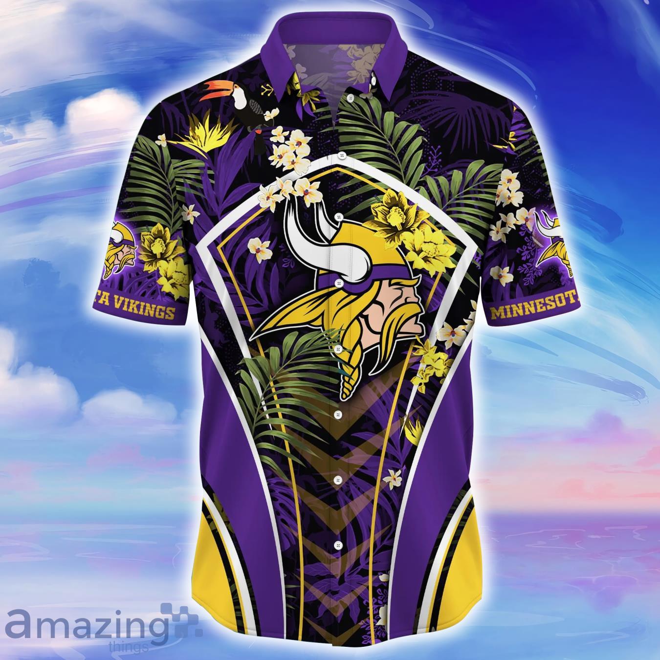 Minnesota Vikings 3D Personalized Hawaii Shirt And Shorts Gift For Men And  Women