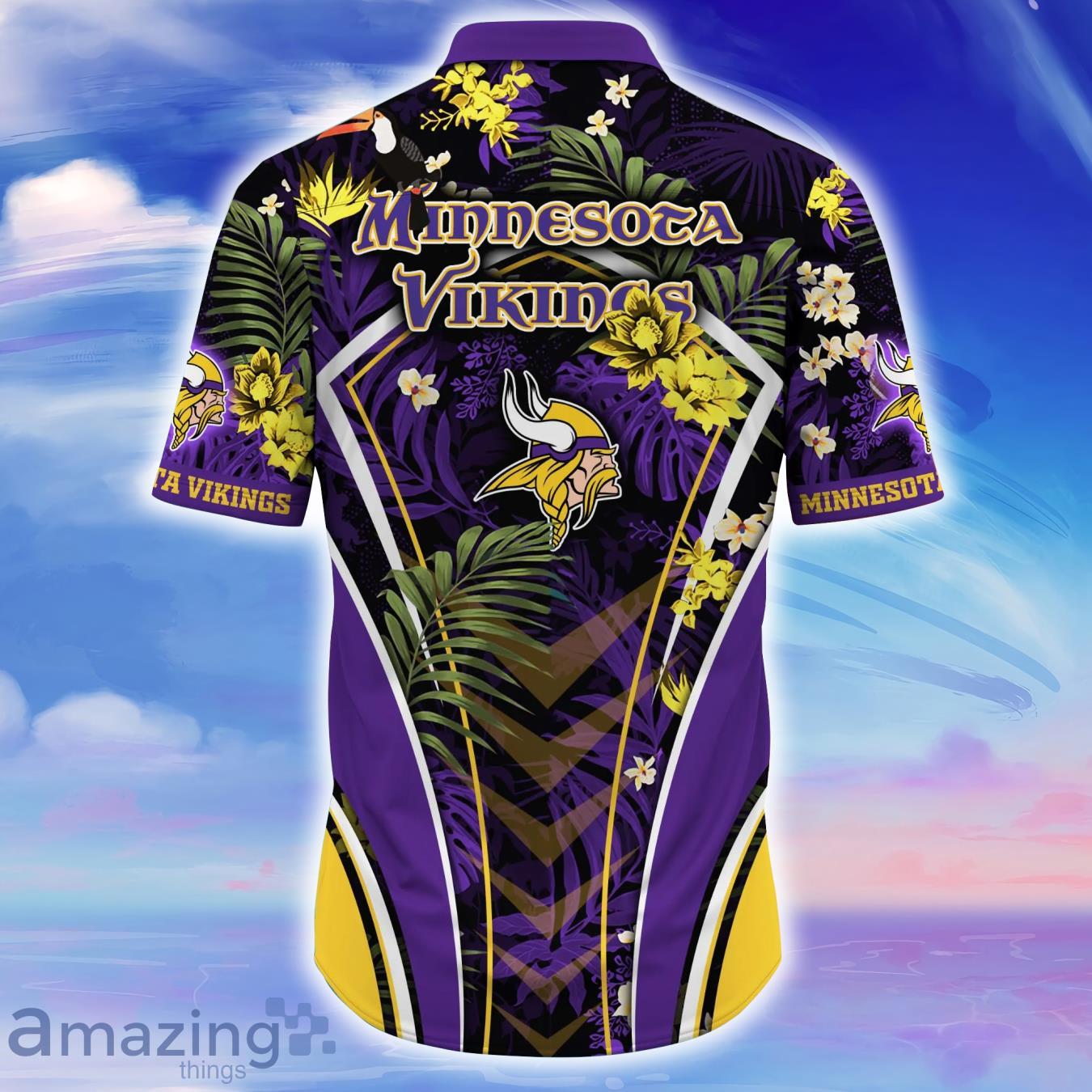 Minnesota Vikings NFL Flower Hawaiian Shirt Special Gift For Men Women Fans