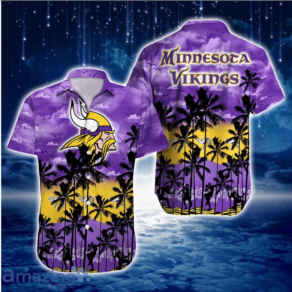 Minnesota Vikings NFL Hawaiian Shirt Aloha Shirt Best Gift For Fans Product Photo 1