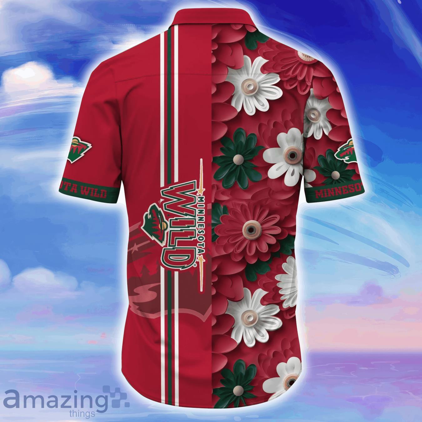 Minnesota Wild NHL Flower Hawaiian Shirt Special Gift For Men Women Fans -  Teeclover