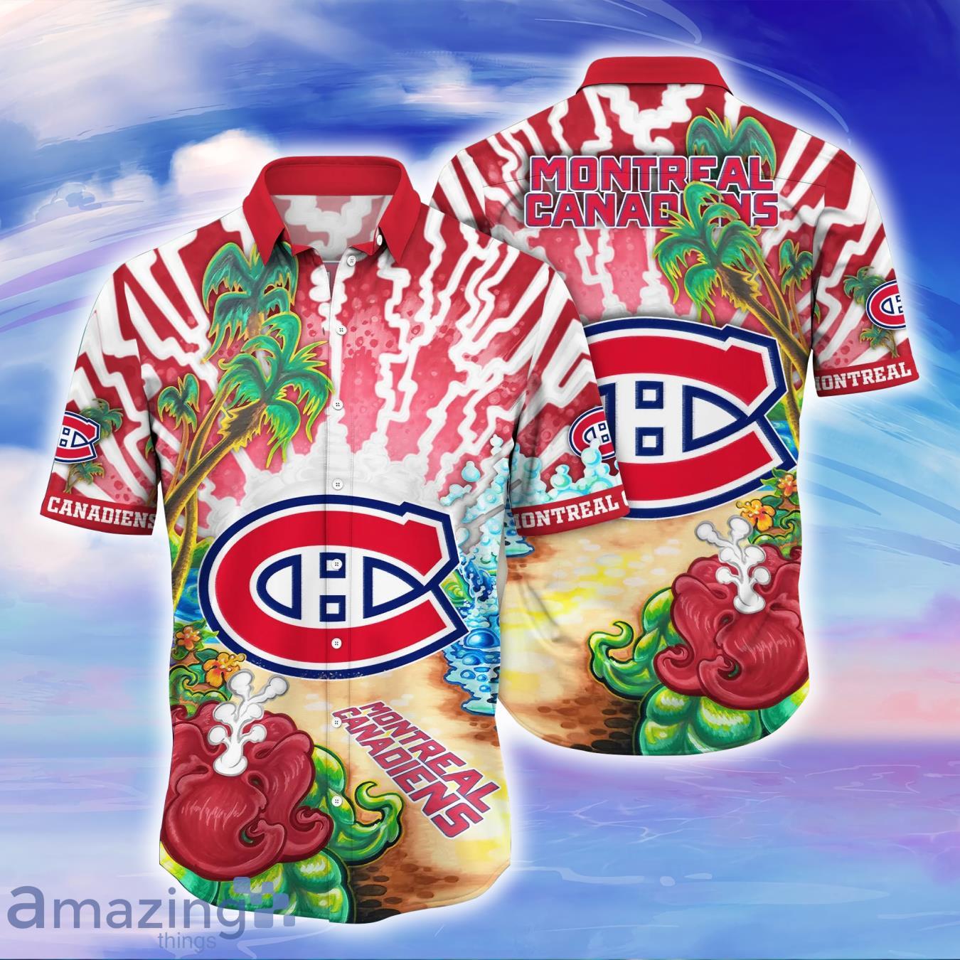 Montreal Canadiens NHL Flower Hawaiian Shirt Best Gift For Fans