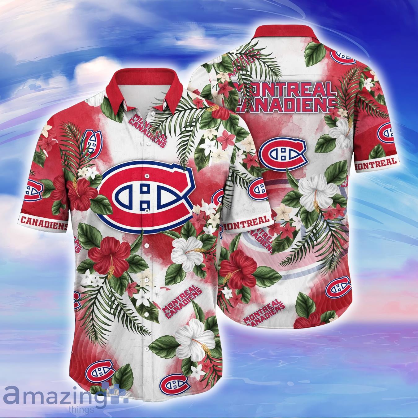 Montreal Canadiens NHL Flower Hawaiian Shirt For Men Women